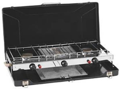 Picture of Appetizer Trio 2 Burner camping Stove with Grill